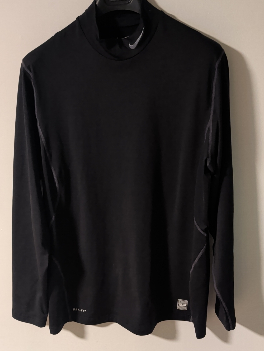 Nike Pro Combat Men’s Black Long Sleeve Dri-FIT Top